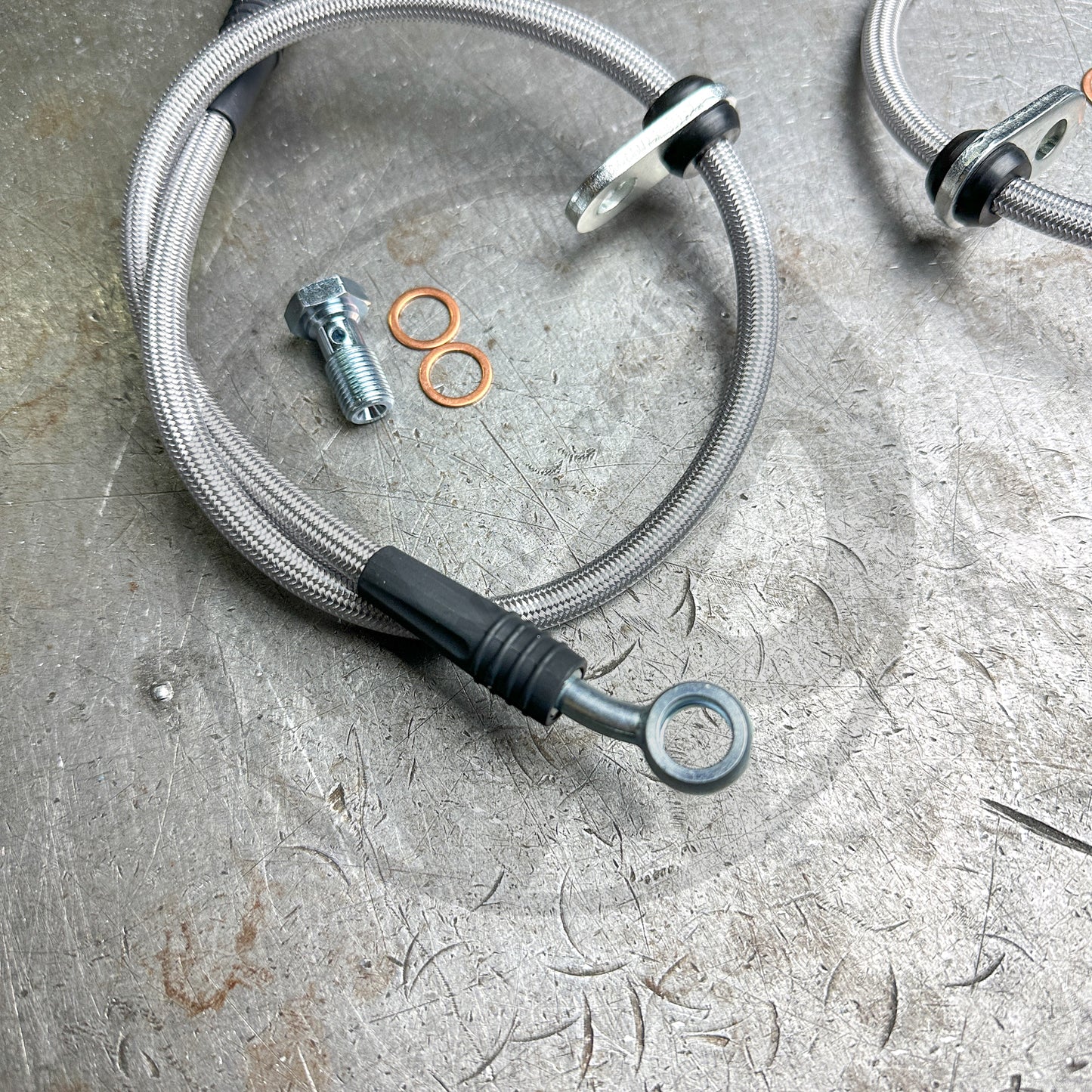 Stainless Steel Braided Front Rear Brake Lines Upgrade For 17-20 Honda Civic Si