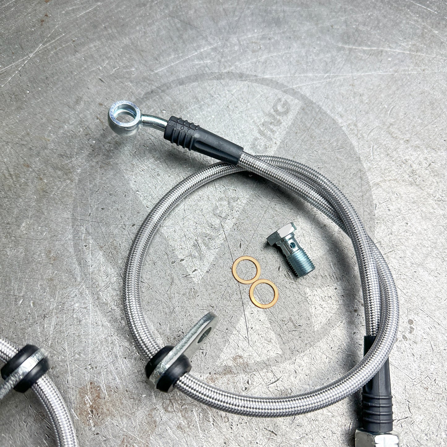 Stainless Steel Braided Front Brake Lines Upgrade For 17-20 Honda Civic Si