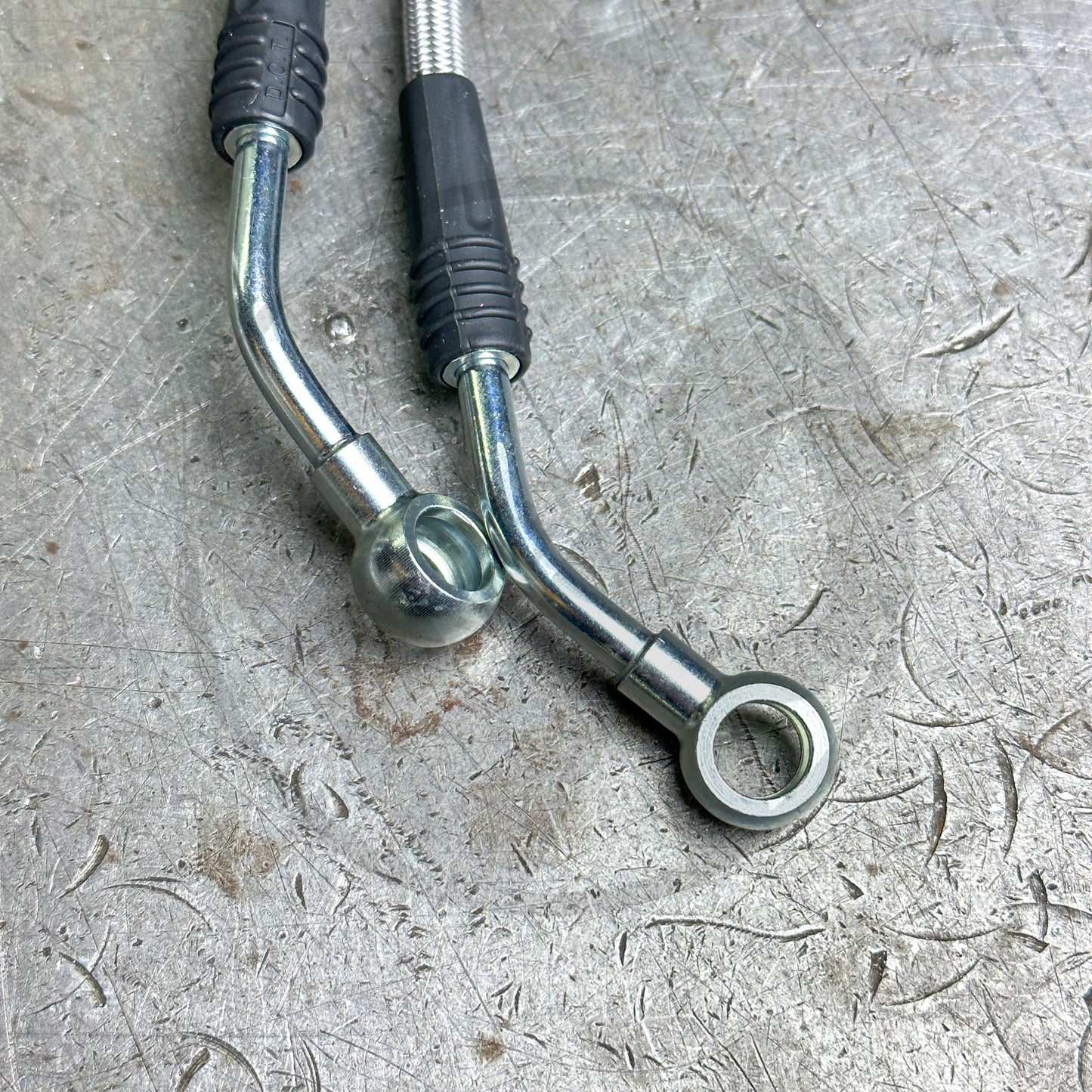 Stainless Steel Braided Front Rear Brake Lines Upgrade For 17-20 Honda Civic Si