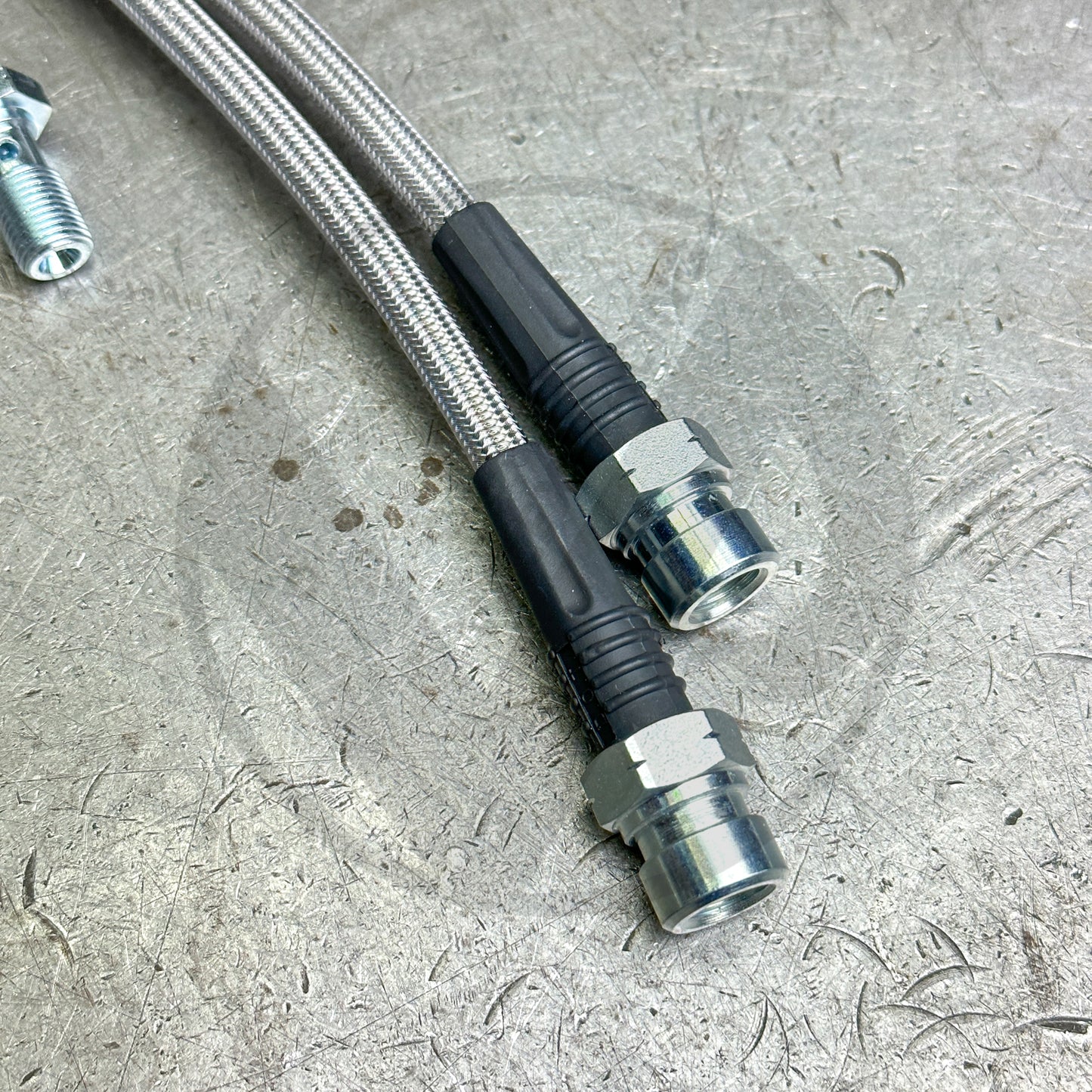 Stainless Steel Braided Rear Brake Lines Upgrade For 17-20 Honda Civic Si