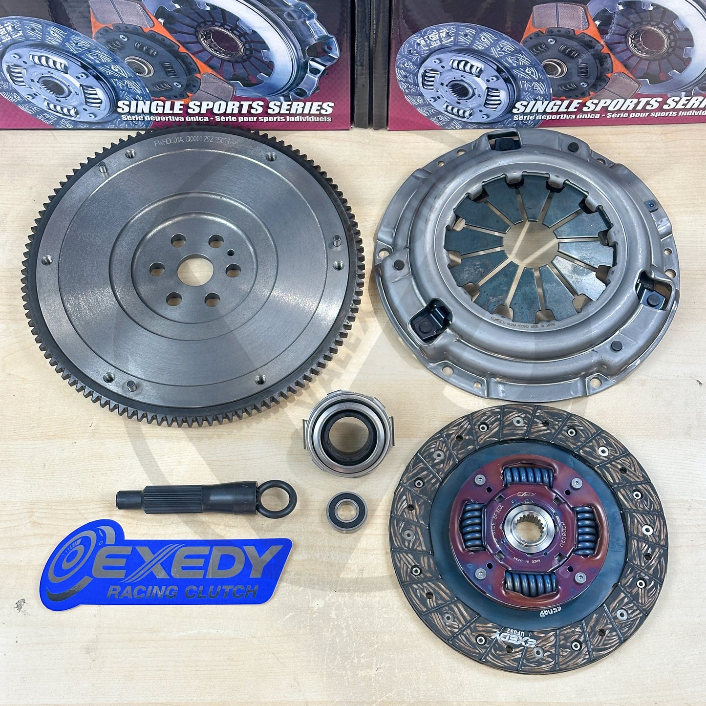 Exedy Full OEM Clutch and Flywheel Kit for 92-00 Honda Civic D Series SOHC D16
