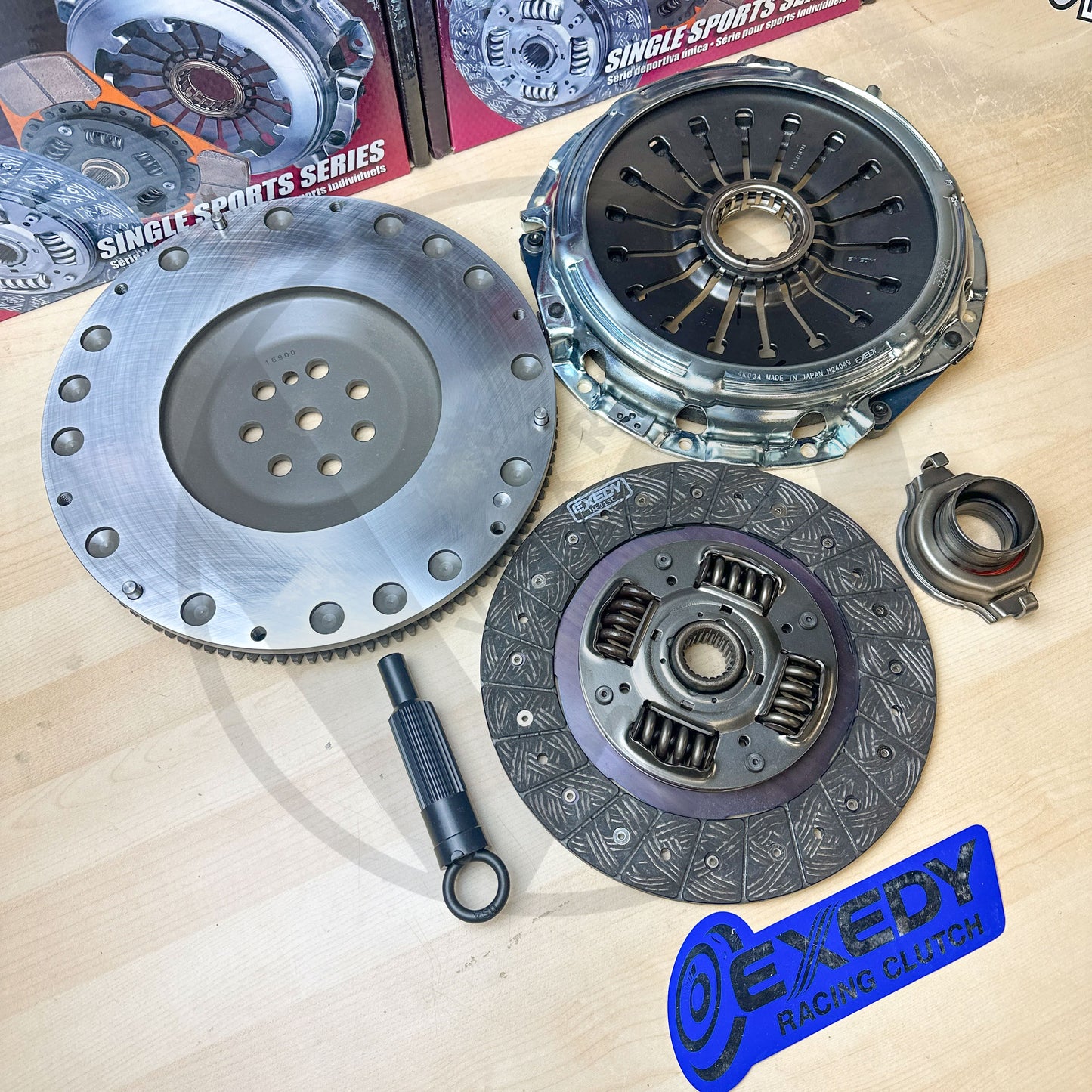 EXEDY Stage 1 Clutch & 12lbs Flywheel Kit For 03-06 Mitsubishi Evolution 8/9 Evo