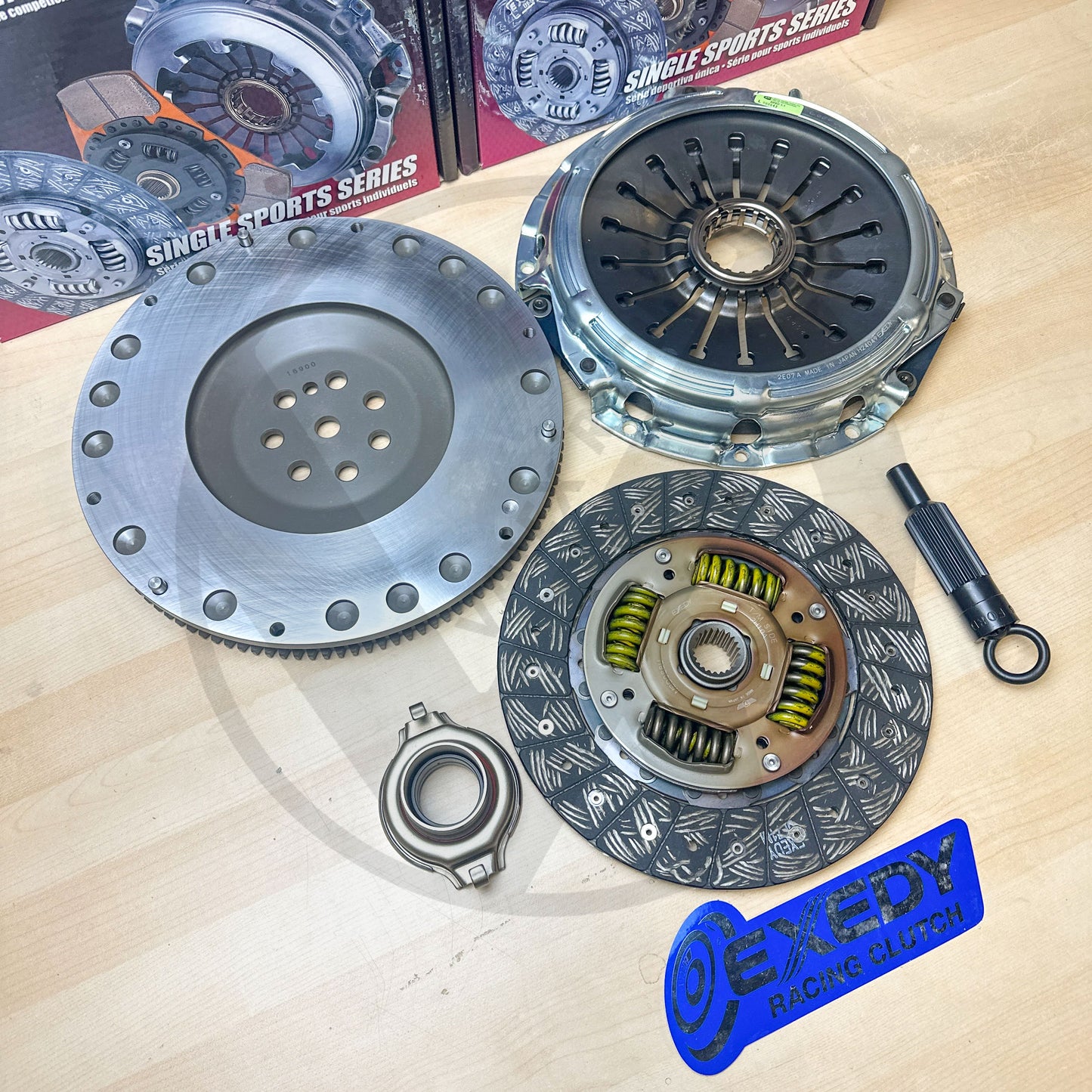 EXEDY Stage 1 HD Clutch & 12lb Flywheel Kit For 03-06 Mitsubishi Evolution 8/9