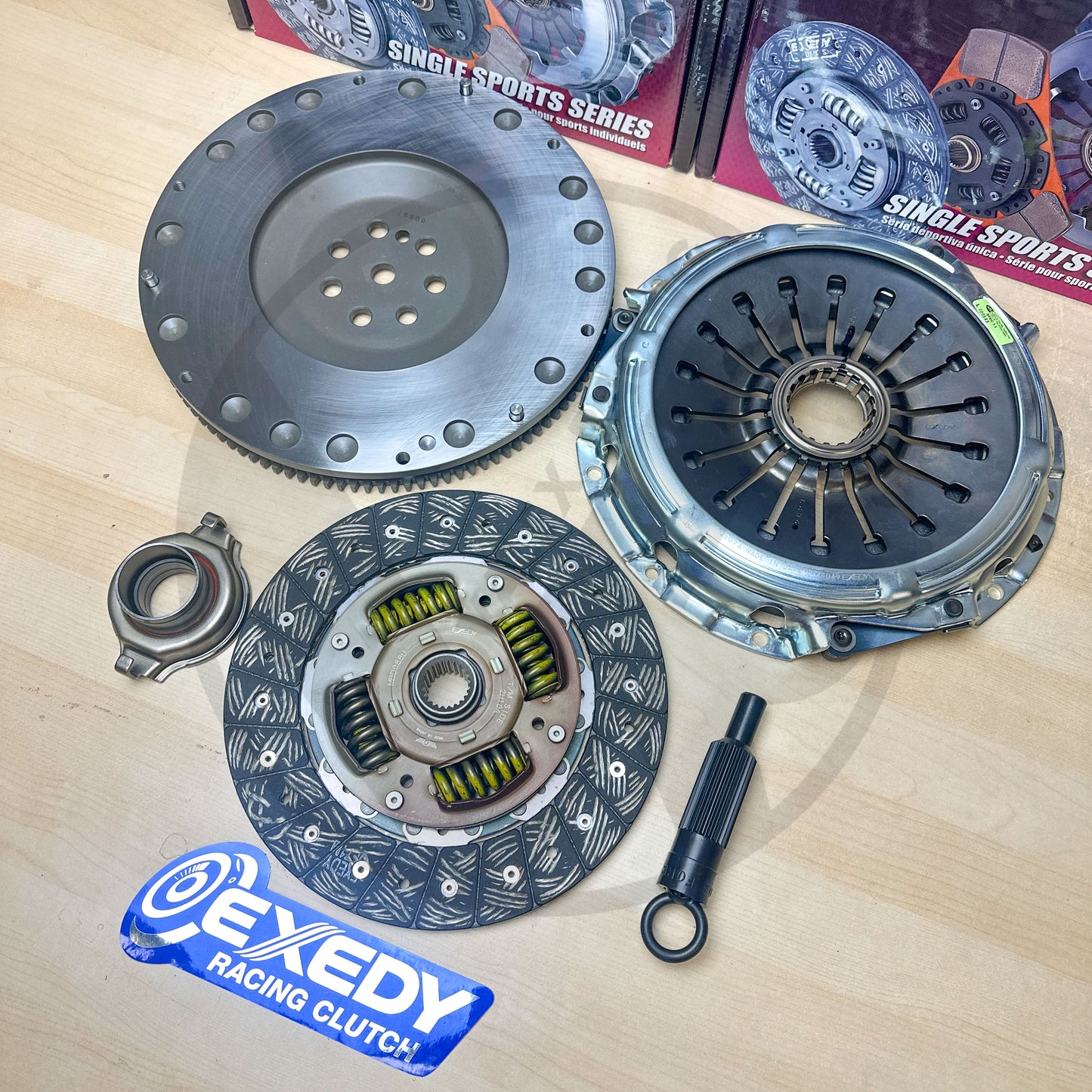 EXEDY Stage 1 HD Clutch & 12lb Flywheel Kit For 03-06 Mitsubishi Evolution 8/9