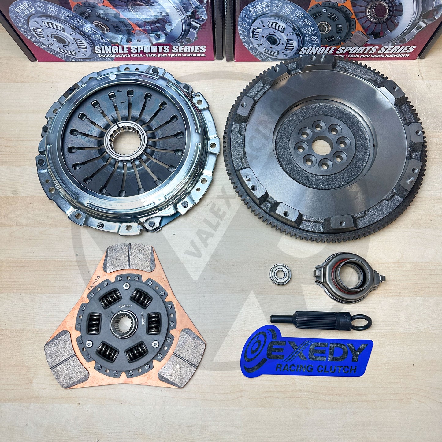 EXEDY Stage 2 Clutch & OEM Flywheel Kit for 2004-2021 Subaru WRX STI 2.5L