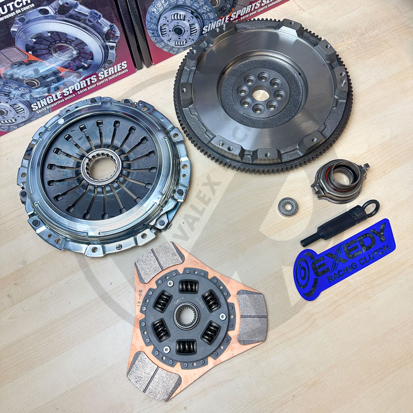 EXEDY Stage 2 Clutch & OEM Flywheel Kit for 2004-2021 Subaru WRX STI 2.5L