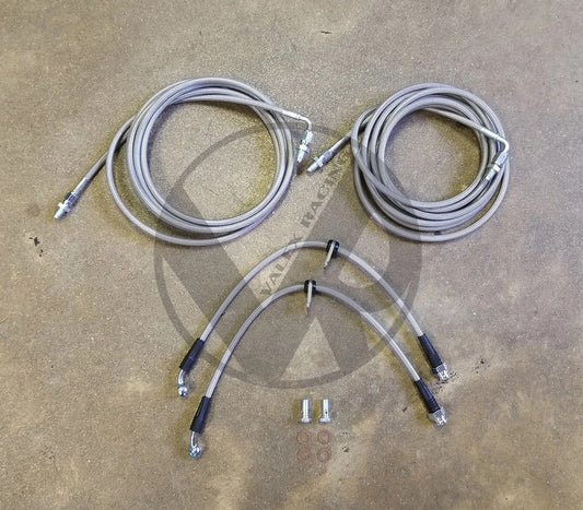 Complete Stainless Rear Brake Line Replacement Kit For 99-03 Acura TL