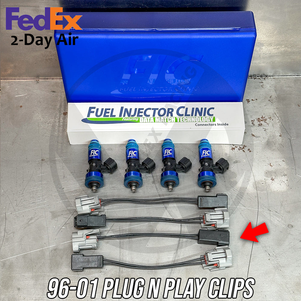 Fuel Injector Clinic 2200cc Fuel Injectors for Honda Acura D16 B16 B18 B20 H22