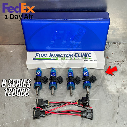Fuel Injector Clinic 1200cc Fuel Injectors for Honda Acura D16 B16 B18 B20 H22