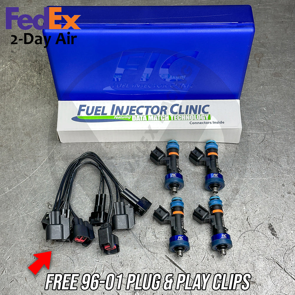Fuel Injector Clinic 1000cc Fuel Injectors for Honda Acura D16 B16 B18 B20 H22