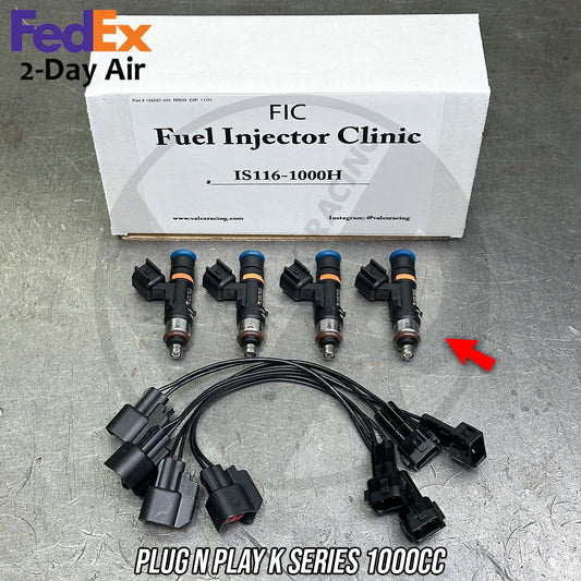 Fuel Injector Clinic 1000cc Fuel Injectors for Honda Acura K20 K24 F22c S2000