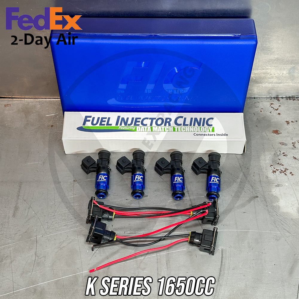 Fuel Injector Clinic 1650cc Fuel Injectors for Honda Acura K20 K24 F22C S2000