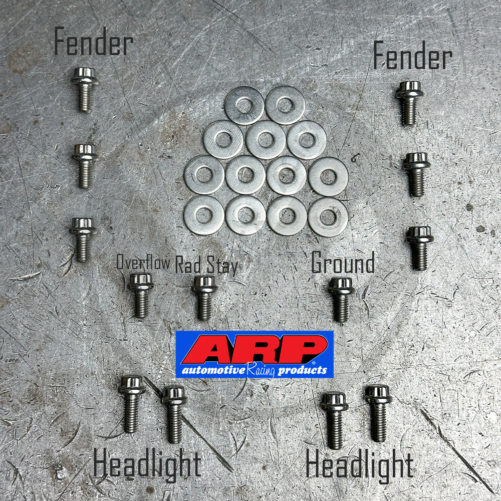 ARP Stainless Engine Bay Bolts for 1996-2000 Honda Civic EK Fender Dress Up Bolt (12pt)