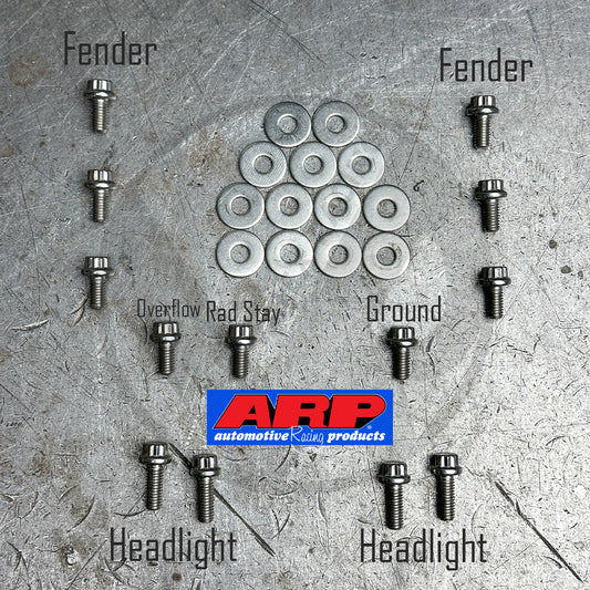 ARP Stainless Engine Bay Bolts for 1996-2000 Honda Civic EK Fender Dress Up Bolt (12pt)