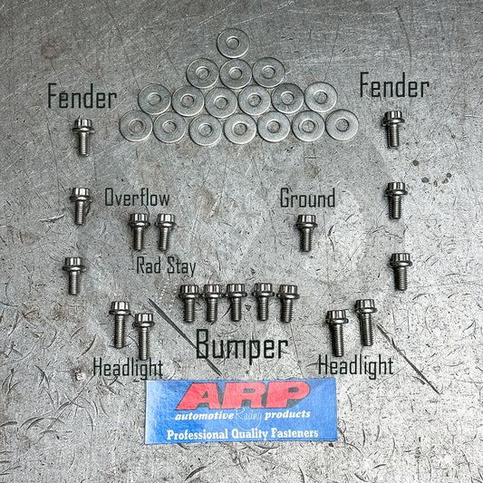 ARP Stainless Engine Bay Bolts for 1992-1995 Honda Civic EG Fender Dress Up Bolt (12 Point)