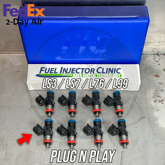 540cc FIC Fuel Injector Clinic Fuel Injectors GM LS3 LS7 LSA L76 L92 L99 HighZ