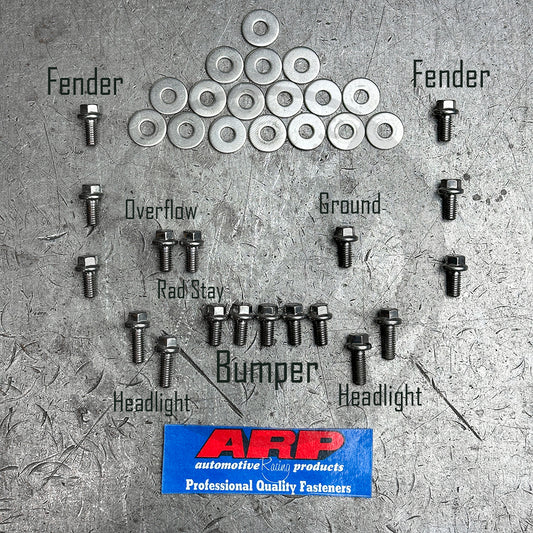 ARP Stainless Engine Bay Bolts for 1992-1995 Honda Civic EG Fender Dress Up Bolt (6pt)