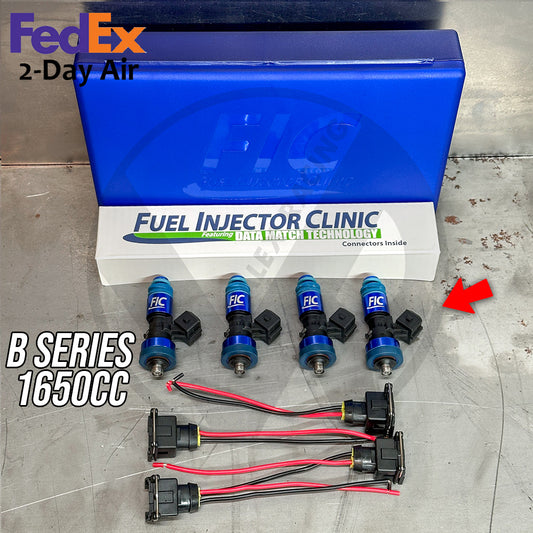 Fuel Injector Clinic 1650cc Fuel Injectors for Honda Acura D16 B16 B18 B20 H22