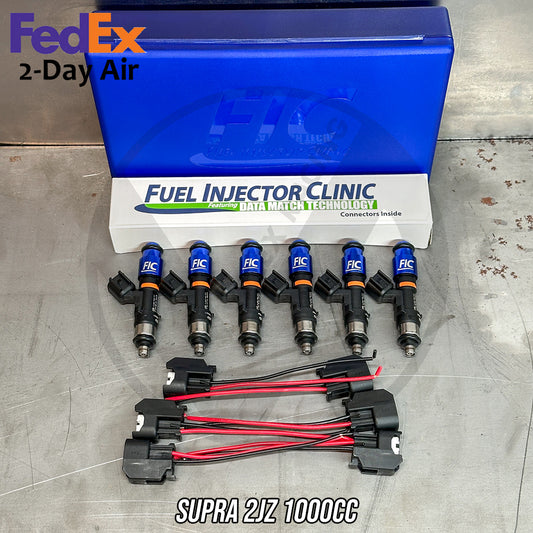 1000cc FIC for Supra 2JZ 2JZGTE 2JZ-GTE Fuel Injector Clinic Injectors Set