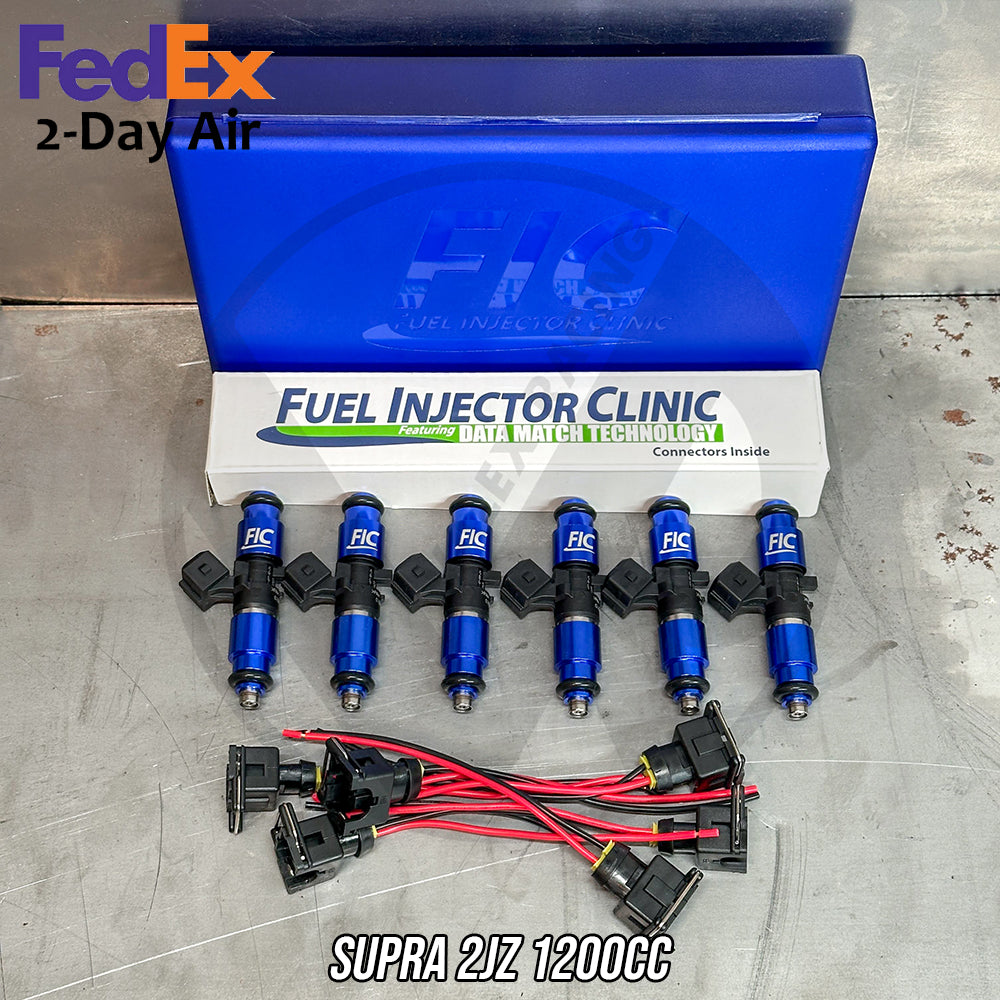 1200cc FIC for Supra 2JZ-GTE Fuel Injector Clinic Injectors Set IS145-1200H