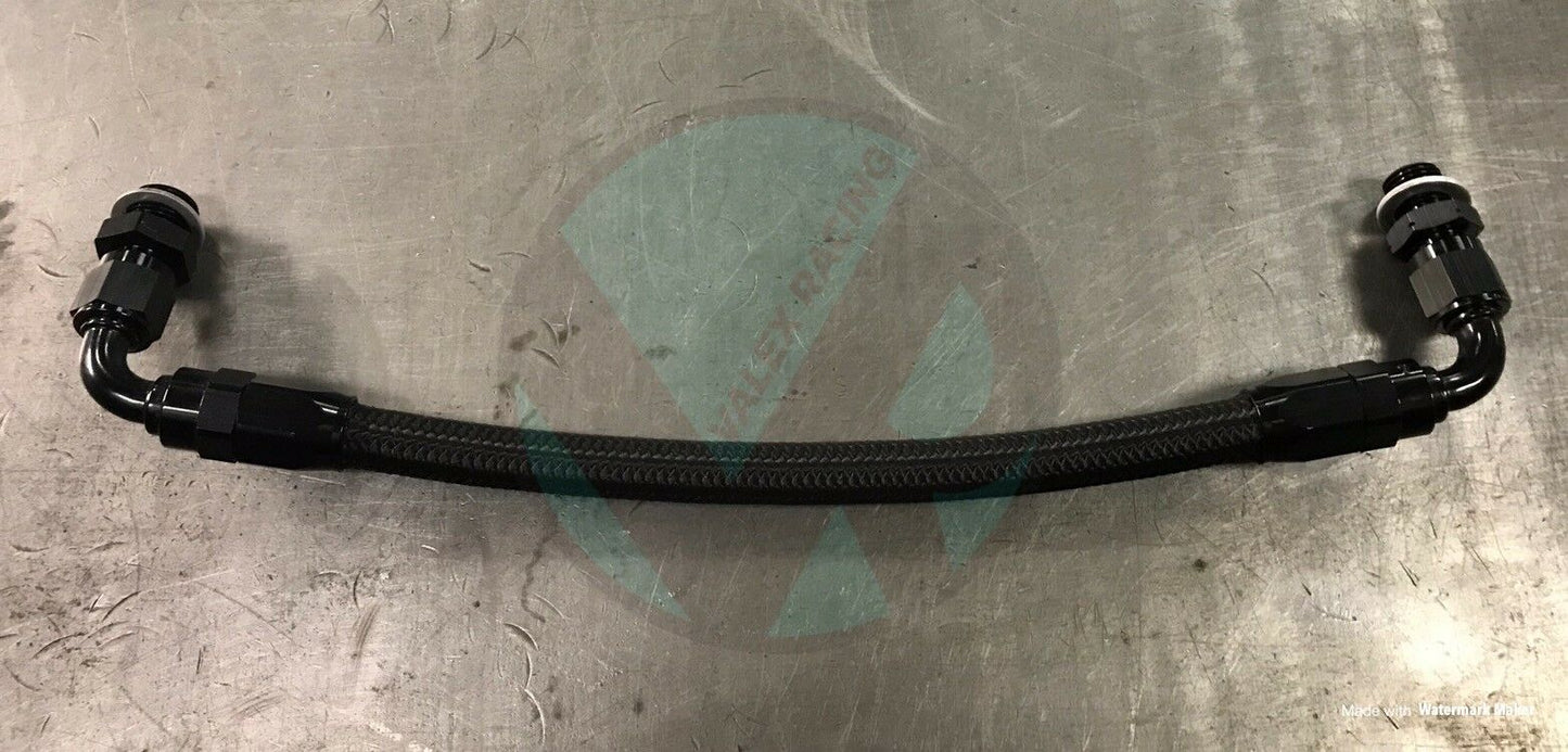 Braided Power Steering Delete Line for 94-01 Acura Integra DC2 - Black