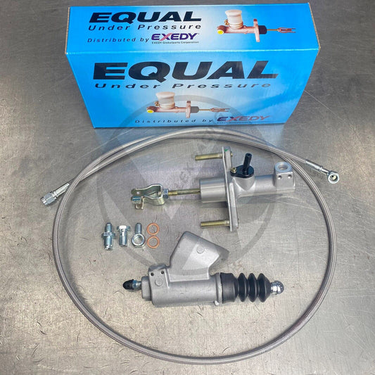 Budget EM2 Clutch Master Cylinder Slave Kit & Stainless line for 02-06 Acura RSX RSX-S
