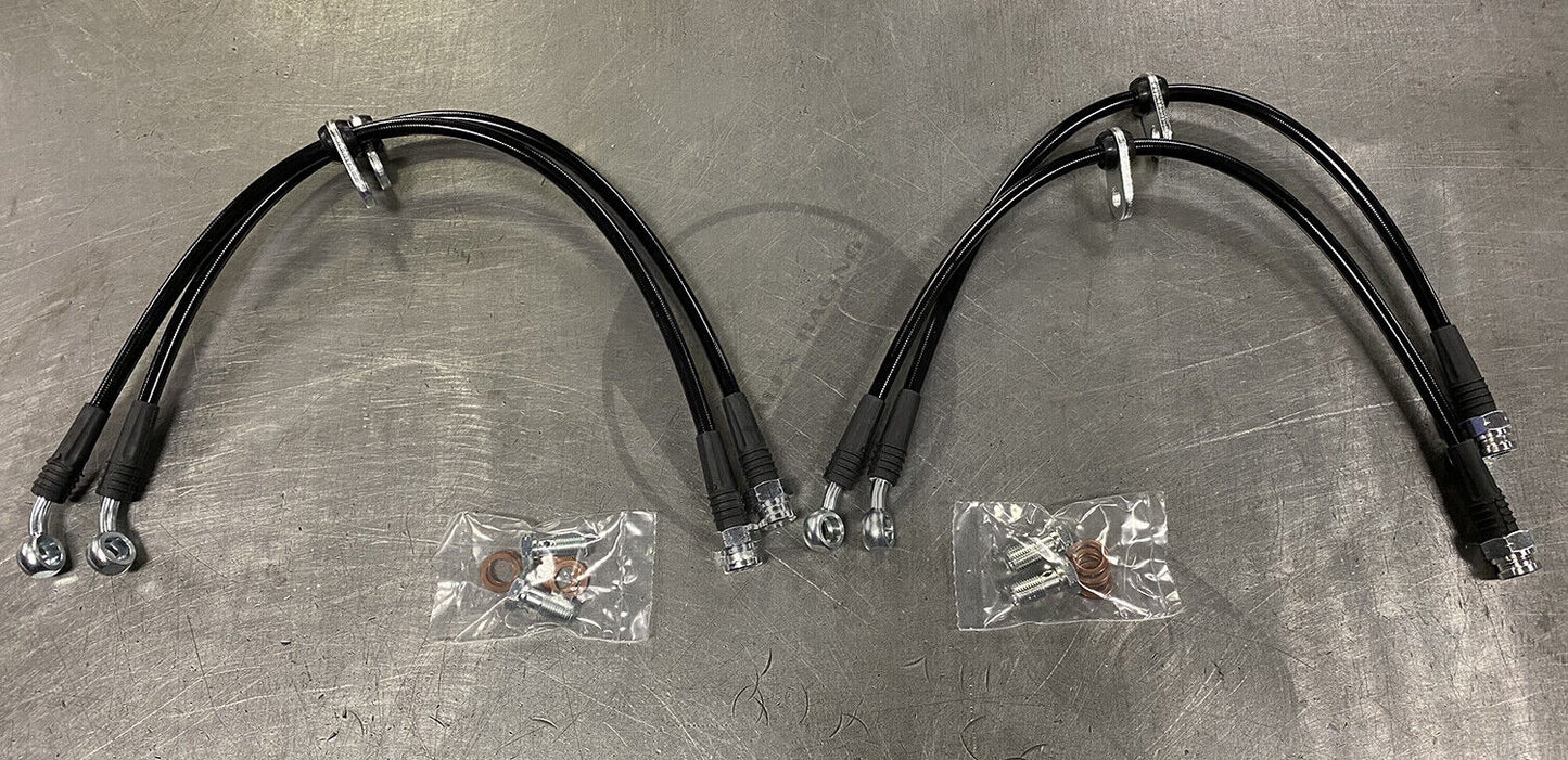 Stainless Steel Front and  Rear Brake Line Replacement Kit 96-00 Honda Civic EK (Si)