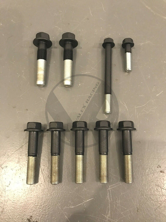 Honda Acura B Series Transmission Bolt Kit Black Wrinkle Finish B16 B18 B20 5spd