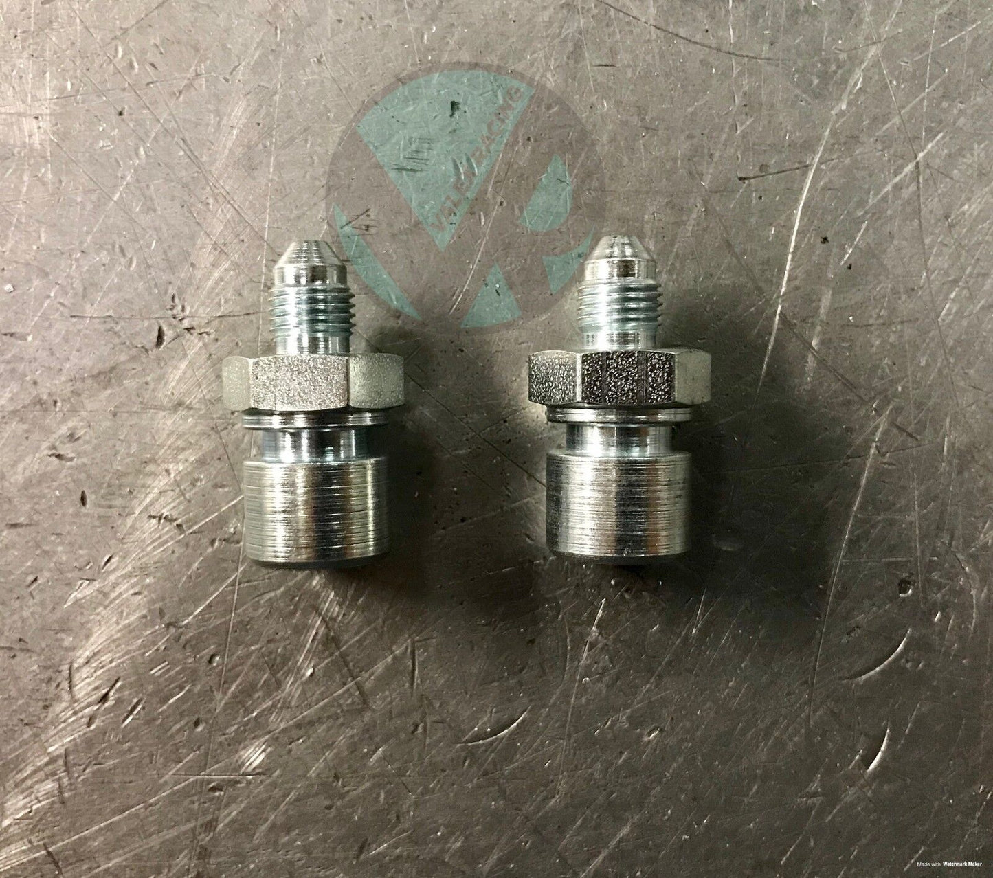 (2) Steel Brake Adapter Fitting M10 x 1.0mm (female inverted flare) to 4AN -4 AN (2 Pack)