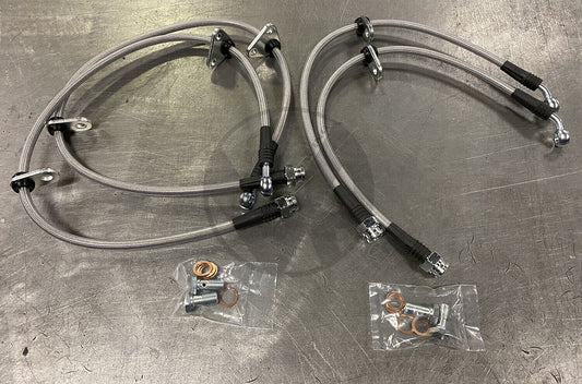Stainless Steel Front and Rear Brake Line Replacement Kit 92-96 Honda Prelude