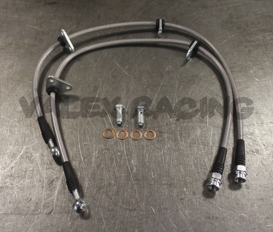 Stainless Steel SS Front Brake Line Replacement Kit 92-95 Honda Civic