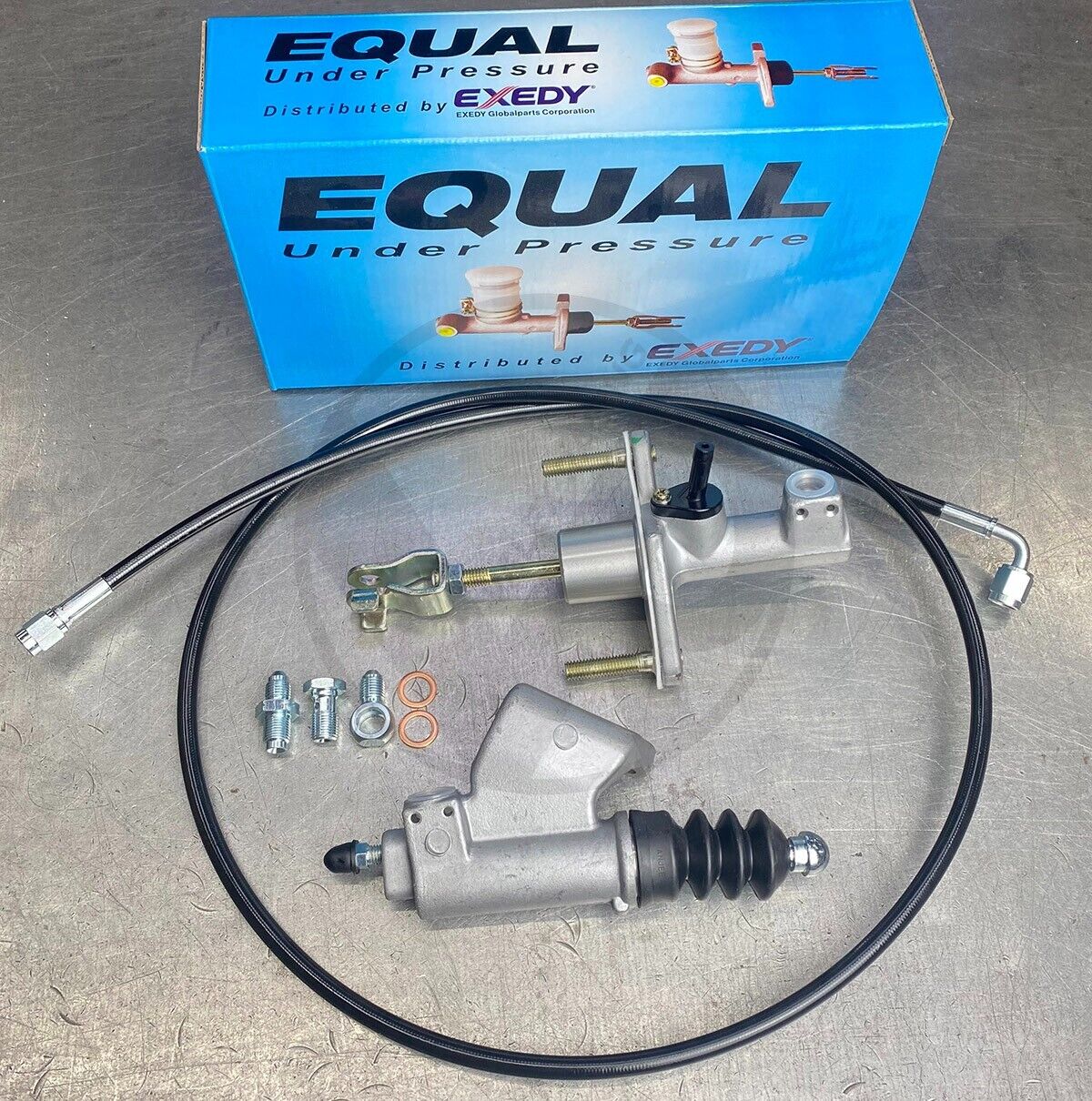 Budget EM2 Clutch Master Cylinder Kit & Stainless line for 06-15 Honda Civic Si