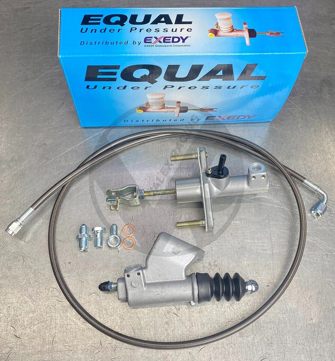 Budget EM2 Clutch Master Cylinder Kit & Stainless line for 06-15 Honda Civic Si