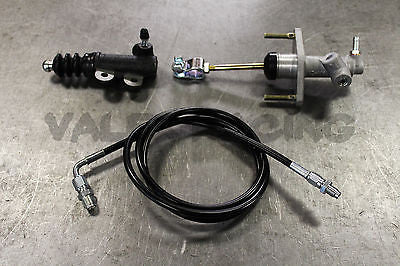 1992-2001 Honda Prelude Exedy Master & Slave Cylinder & Stainless Steel Clutch Line Kit