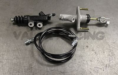 1992-1995 Honda Civic Exedy Master & Slave Cylinder & Stainless Steel Clutch Line Kit