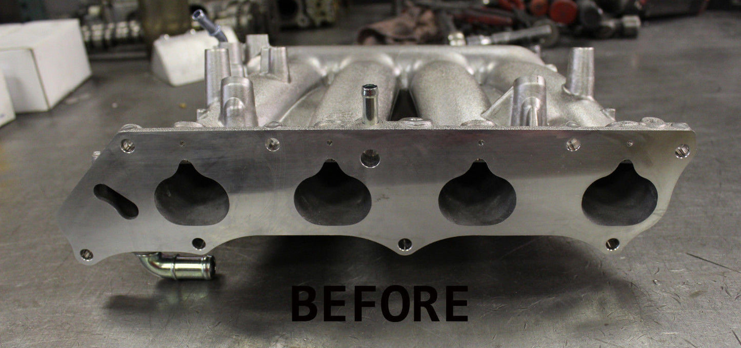 K20 to H22 Clipped RBC Intake Manifold W/ Thermal Gasket & Skunk2 Adapter Plate