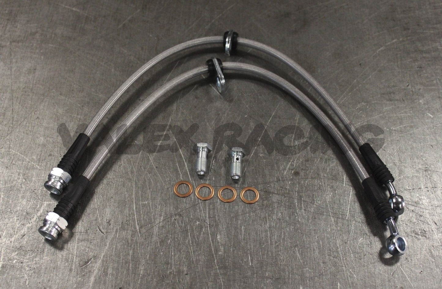 Stainless Steel SS Front Brake Line Replacement Kit 97-01 Honda Prelude Base