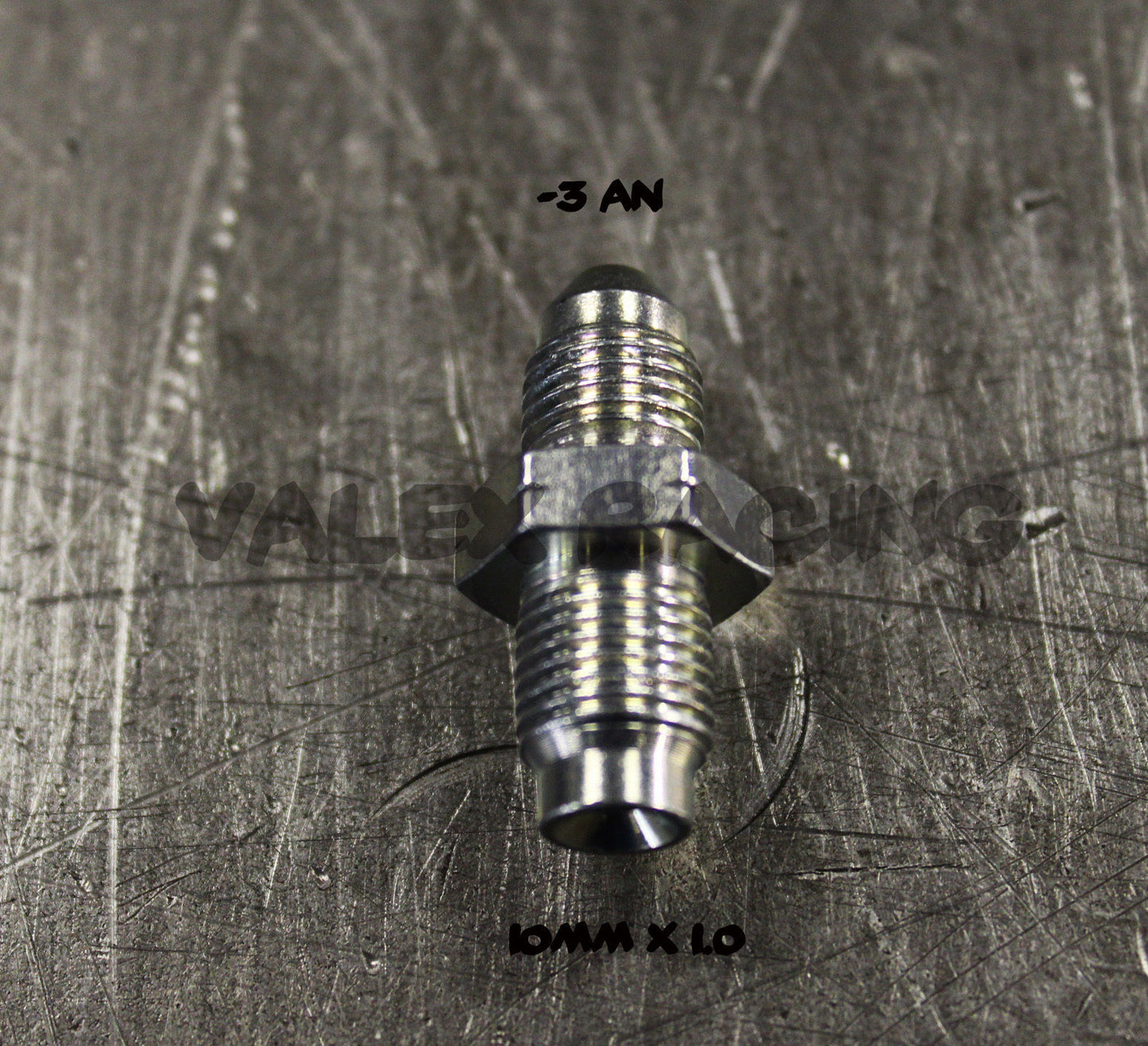 8 Steel Brake Adapter Fittings M10 x 1.0 (Metric 10mm) to 3AN -3 AN3