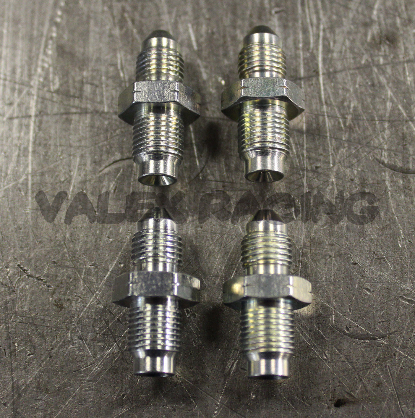 4 Steel Brake Adapter Fittings M10 x 1.0 (Metric 10mm) to 3AN -3 AN3