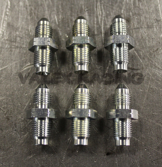 6 Steel Brake Adapter Fittings M10 x 1.0 (Metric 10mm) to 3AN -3 AN3