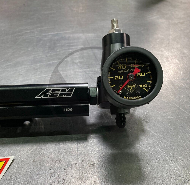 SOHC Fuel System AEM Rail & Aero Style Regulator for Honda Acura D16Y8 Y7 2 Bolt