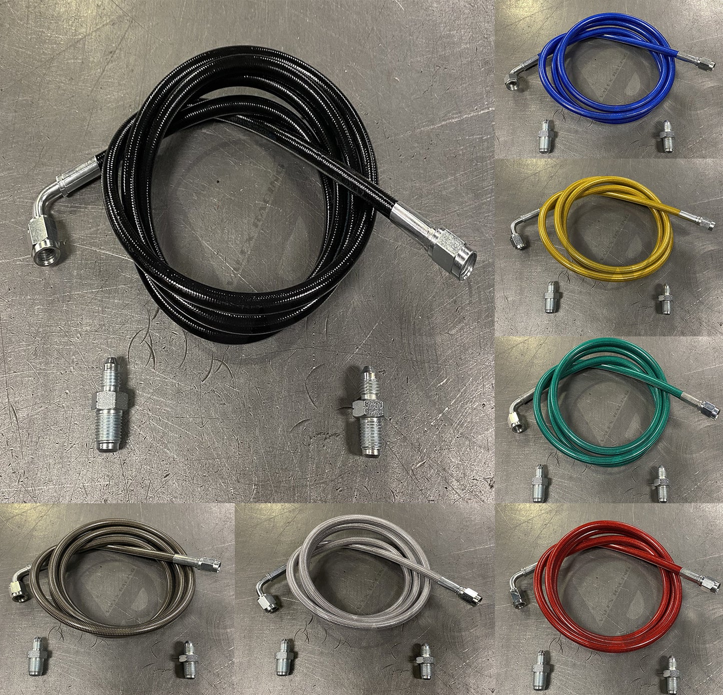 90-93 Honda Accord Stainless Steel Clutch Hose Replacement Line CB (7 Colors Available)