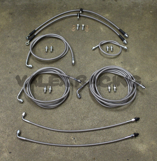 Complete Front & Rear Brake Line Replacement Kit For 97-01 Honda CRV without ABS