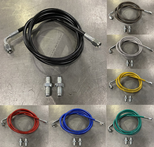 06-11 Honda Civic Si Stainless Steel Clutch Hose Replacement Line (7 Colors Available)