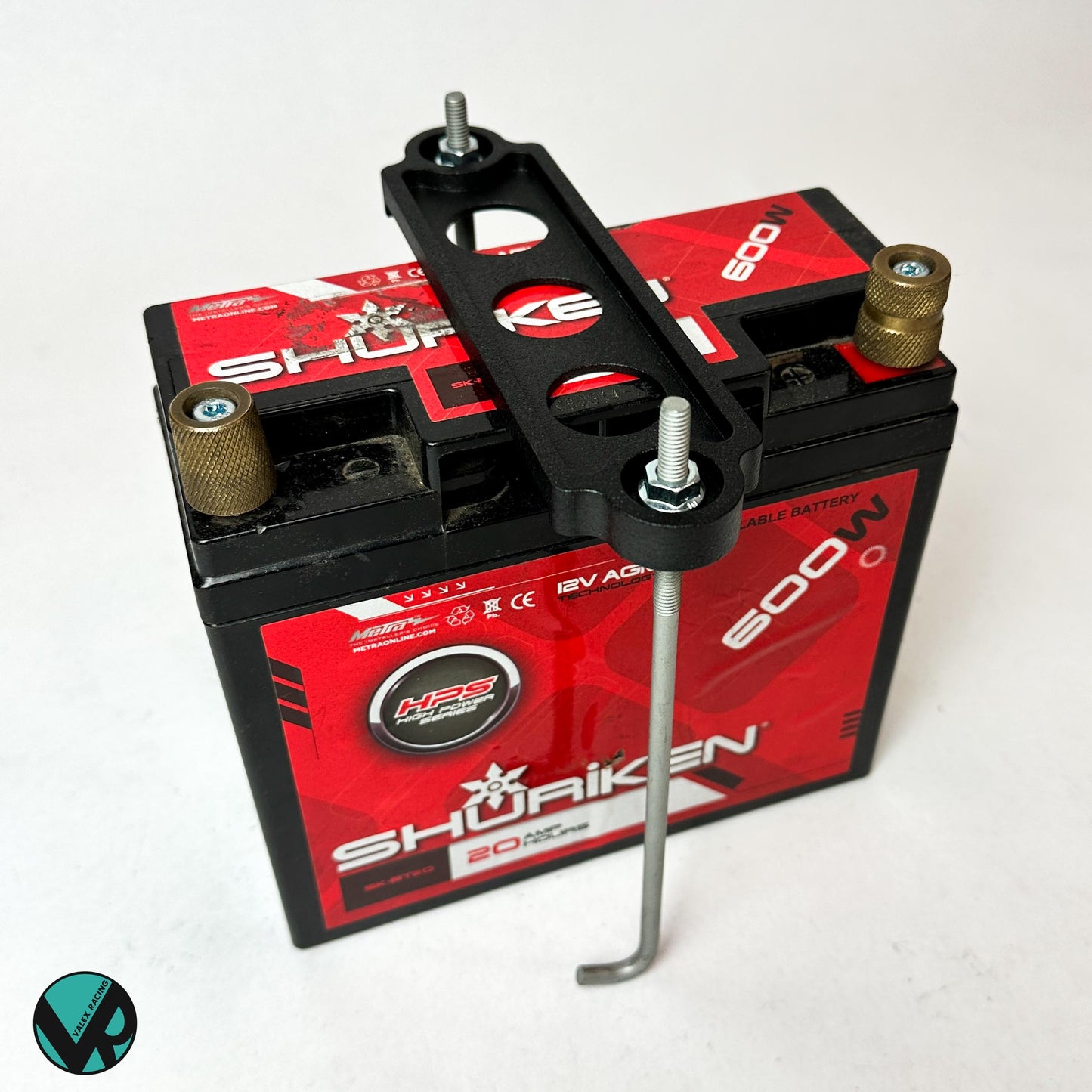 Billet Battery Tie Down & Rod Stay Kit For Odyssey and Other Half Size Batteries 92-00 Honda Civic 94-01 Acura Integra