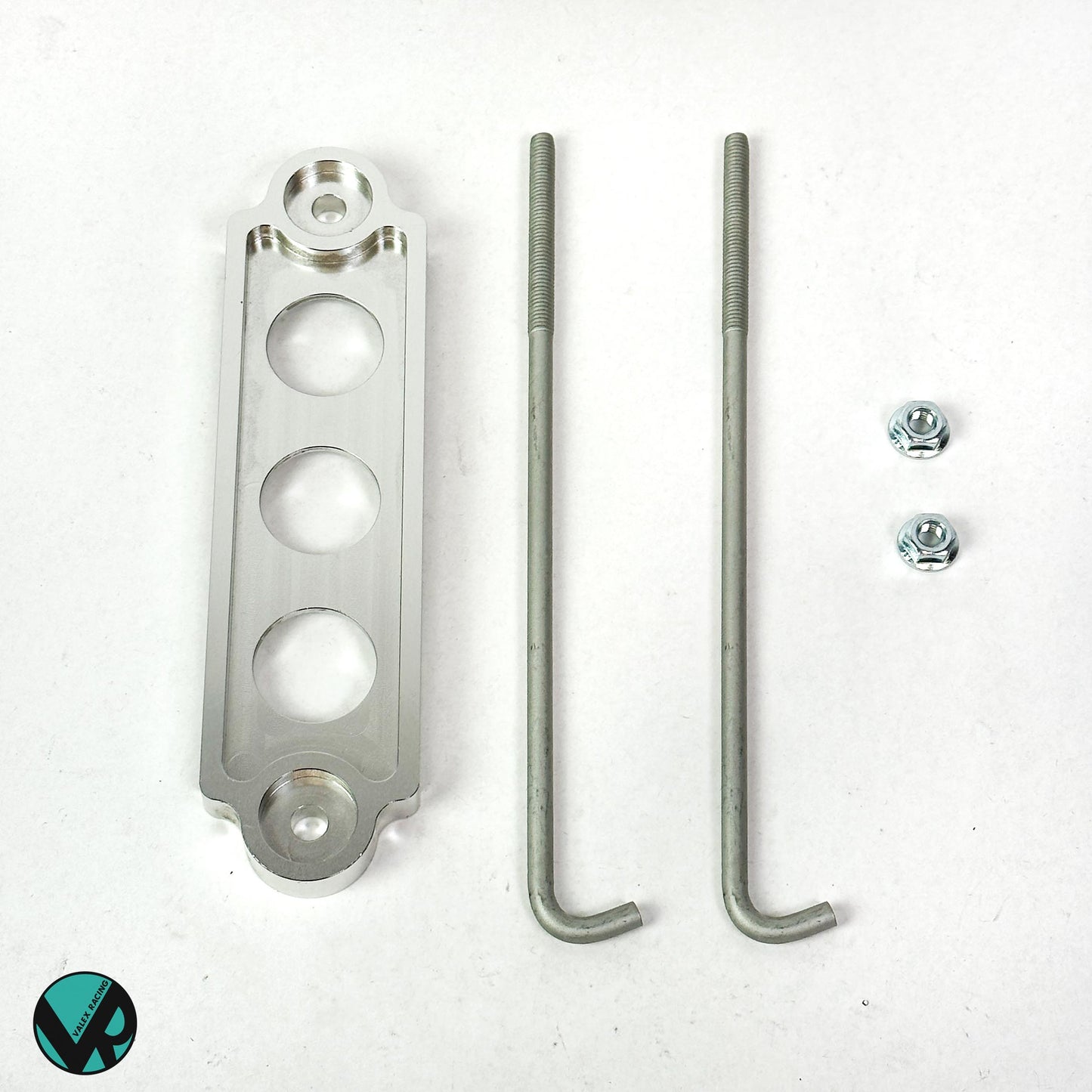 Billet Battery Tie Down & Rod Stay Kit For Odyssey and Other Half Size Batteries 92-00 Honda Civic 94-01 Acura Integra