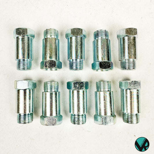 Straight o2 Spacer Oxygen Sensor Extension M18x1.5 CEL Fix 10 PACK