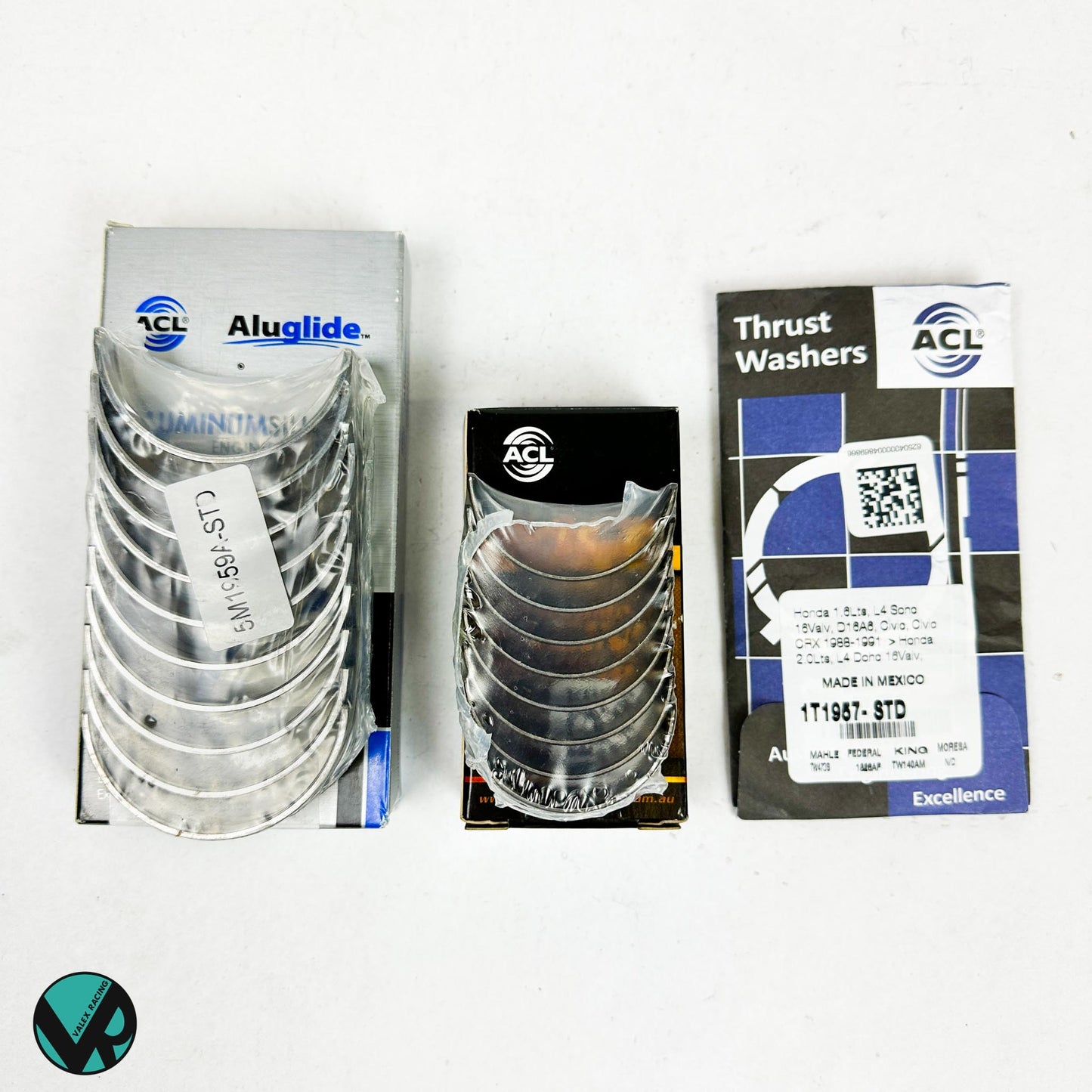 ACL Race Engine Bearing Set - Race Rods Main Thrust 1T1957 4B1925H 5M1959A GSR ITR B18C1 B18C5