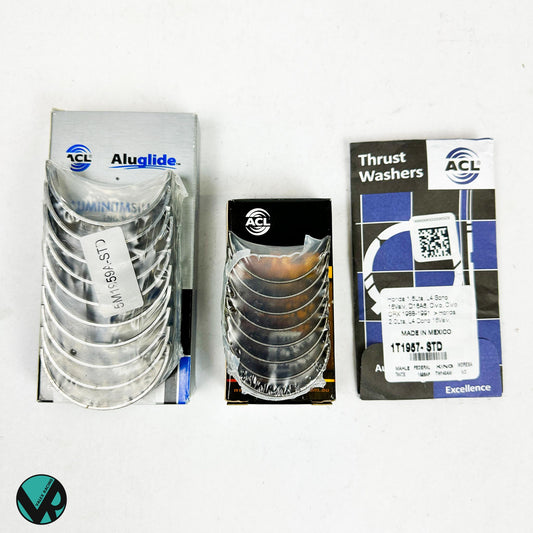 ACL Race Engine Bearing Set - Race Rods Main Thrust 1T1957 4B1925H 5M1959A GSR ITR B18C1 B18C5