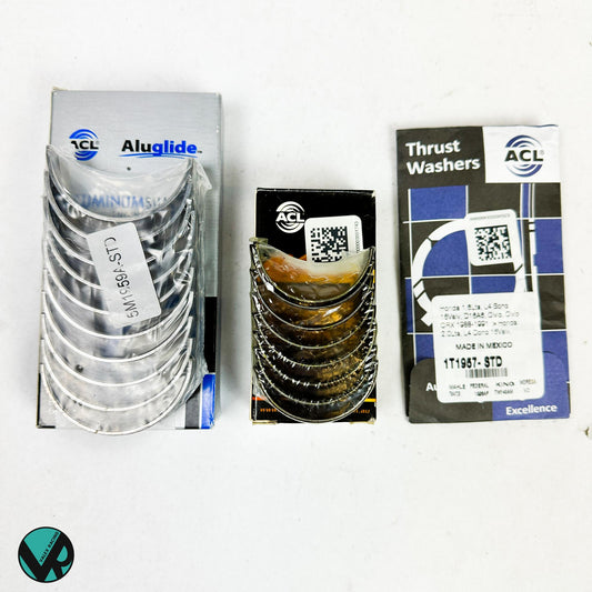 ACL Race Engine Bearing Set Race Rods Main Thrust 1T1957 4B1946H 5M1959A B16 B18 B20 LS